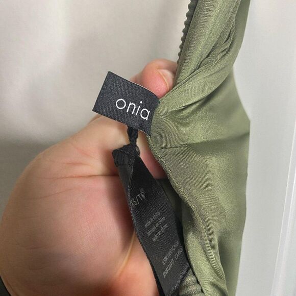 Onia Bridget Sage One-Piece Textured Swimsuit - Picture 8 of 8